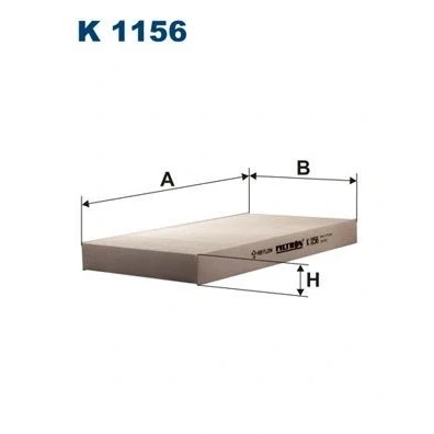 Afbeelding van FILTRON K 1156 Interieurfilter Stoffilter 290 160 30 IVECO: DAILY 3 Kasten/Kombi, Bus,