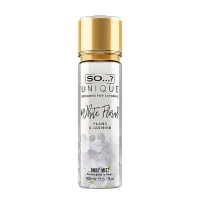 Afbeelding van So Unique White Floral Body neopreen, per stuk verpakt (1 x 150 ml)