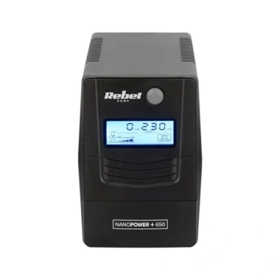 Afbeelding van Rebel Nanopower Plus 1000 UPS Offline Sinusoïdaal 1000VA 600W LCD USB (1000 VA, 600 W, Standby UPS),