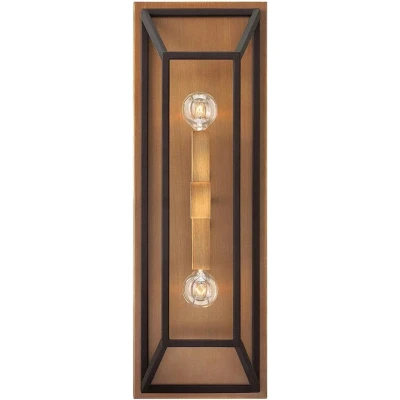 Afbeelding van Bohemian Wandlamp Steady Lighting E14 L: 12.5cm Voor Binnen Woonkamer Eetkamer Brons