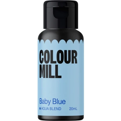 Afbeelding van Colour Mill Aqua Blend Voedingskleurstof op Waterbasis Baby Blue 20 ml