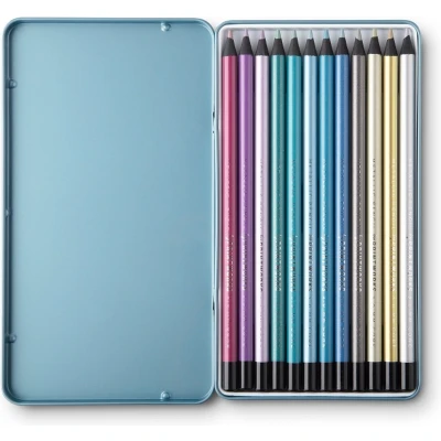 Afbeelding van Printworks 12 Kleurpotloden Metallic
