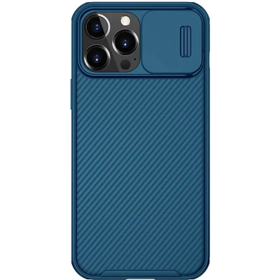 Afbeelding van Telefoonhoesje geschikt voor Apple iPhone 14 Pro Nillkin CamShield Case Blauw