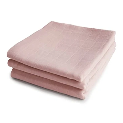 Afbeelding van Mushie hydrofiele doek blush set van 3 stuks