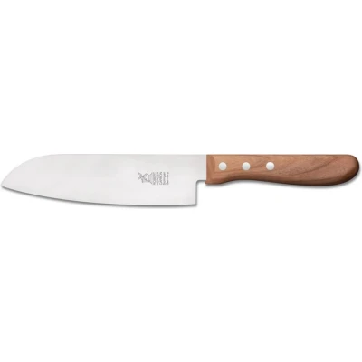 Afbeelding van Robert Herder Koksmes RVS Santoku Lemmet 16.5 cm Heft Kersenhout