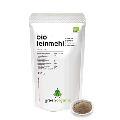 Afbeelding van Hoogwaardig biologisch lijnenpoeder glutenvrij veganistisch ontolied eiwitrijk dieet geschikt plantenproteïne Peola Pala, eerlijk en duurzaam, 750 g