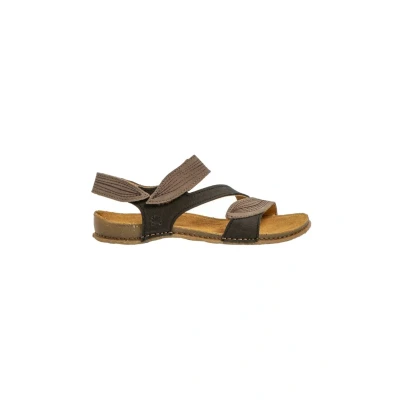 Afbeelding van El Naturalista Sandalen, Dames, Maat: 37, Black plume Leer
