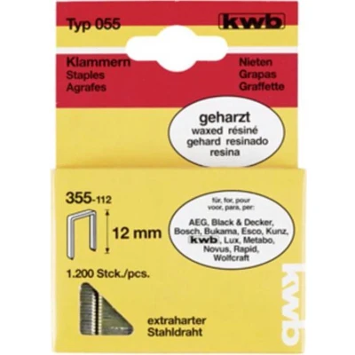 Afbeelding van KWB Nieten voor tacker Hard Type 055C 6.1 x 28 mm 355128 600 Stuks