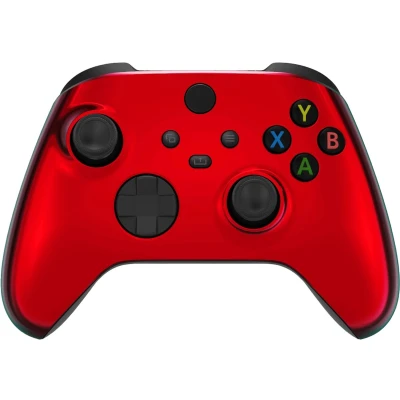 Afbeelding van Clever Gaming Xbox Draadloze Controller Chrome Red Custom