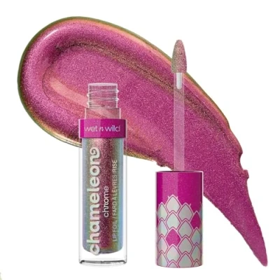 Afbeelding van Wet n Wild Chameleon Chrome Lip Foil, Bold Light Reflecting Pigmenten, Multidimensional Shine, Non Sticky Smooth Formula, Cruelty Free Celestial Dance