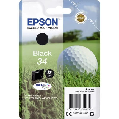 Afbeelding van Epson 34 (C13T34614010) Inktcartridge Zwart