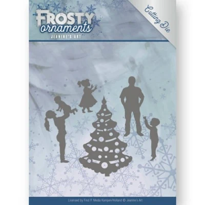 Afbeelding van Dies Jeanine`s Art Frosty Ornaments Happy Family