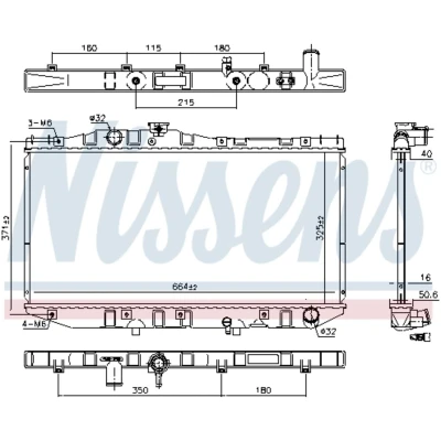 Afbeelding van Nissens Radiateur 64713