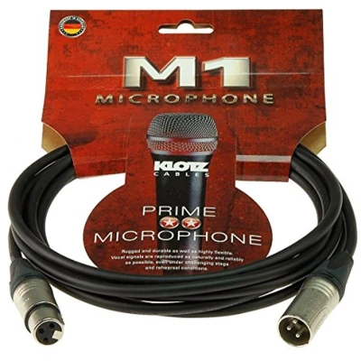 Afbeelding van Klotz M1FM1N2000 Microfoonkabel zwart 20 m