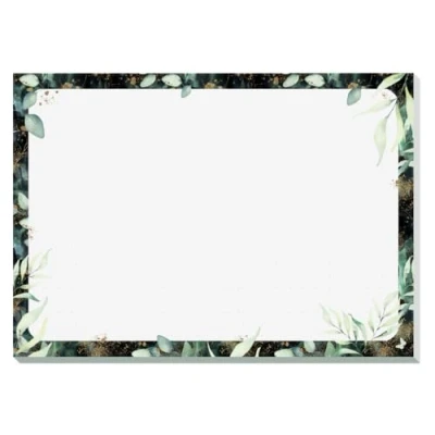 Afbeelding van Sigel designonderlegger Jolie Glamorous Leaves A3 30 vel SI JS103