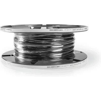 Afbeelding van Microfoonkabel Nedis 100 meter (2x 0.08 mm², 100% koper)