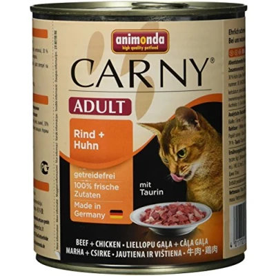 Afbeelding van Animonda Carny Adult 6 x 800 g Rund en kip kattenvoer natvoer