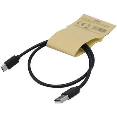 Afbeelding van exertis Connect USB kabel C (M) naar 2.0 3 A 50 cm zwart
