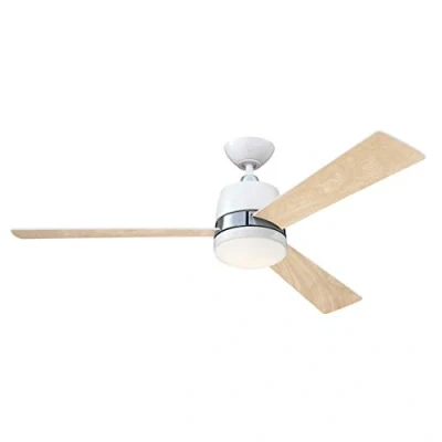 Afbeelding van Westinghouse Tristan ventilator, licht, wit/ahorn