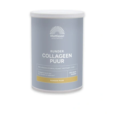 Afbeelding van Mattisson Runder Collageen Poeder Peptan Puur 300 g