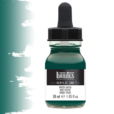 Afbeelding van Liquitex Professional Acryl Ink! Muted Green 30ml 501 4260501