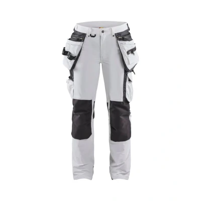 Afbeelding van Blaklader Dames schildersbroek 4 weg stretch 7179 1645 Wit/Donkergrijs