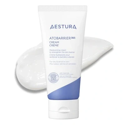 Afbeelding van AESTURA ATOBARRIER365 Vochtinbrengende crème met ceramide, 100 uur in zichtbare capsules, gepatenteerd lipidecomplex, gezichtscrème voor droge en gevoelige huid, dermatologisch getest, 80 ml