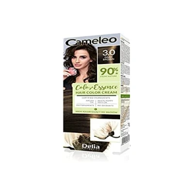 Afbeelding van Cameleo Color Essence Kleurcrème Donkerbruin TON kleurstof Effect tot 8 wasbeurten Natuurlijke en diepe kleur Kleurverfrissing Verzorging Witte klaproos arganolie 75g