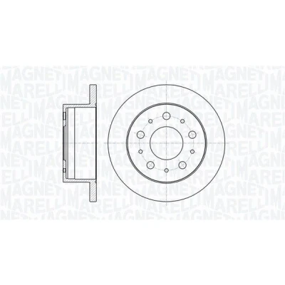 Afbeelding van Magneti Marelli Remschijven 361302040135