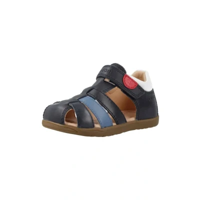 Afbeelding van Geox Outdoorsandalen voor kinderen, Maat: 23, Blau Leer/ synthetisch