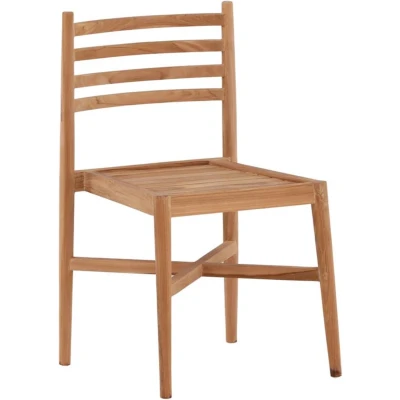 Afbeelding van Kenya tuinstoel stapelbaar teak.