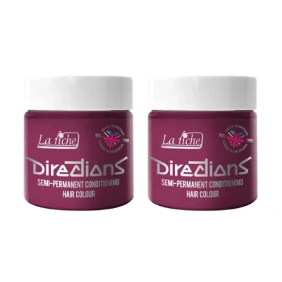 Afbeelding van 2 X La Riche Directions Semi Permanente Haarverf, 100 ml (kersen)