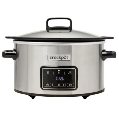 Afbeelding van Crock Pot Sizzle &amp; Stew Digital Slowcooker 3,5 Liter CR111 Metallic