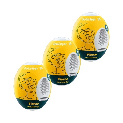 Afbeelding van Satisfyer Masturbator Eggs Fierce 3 stuks