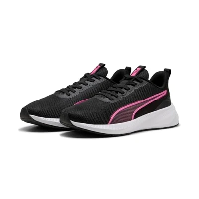 Afbeelding van Puma Flyer Lite 3 Hardloopschoenen voor op de weg, uniseks, Zwarte en roze pixel