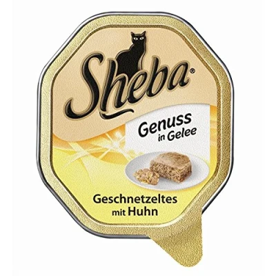 Afbeelding van Sheba kom delicatesse in gelei gesneden 22x85g met kip