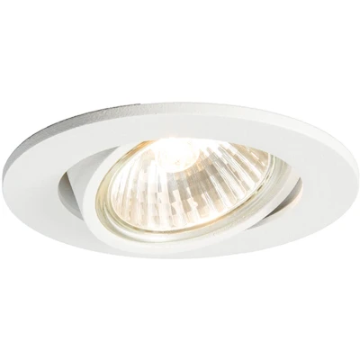Afbeelding van QAZQA cisco Moderne Dimbare LED Smart Inbouwspot incl. wifi met Dimmer 1 lichts Ø 90 mm Wit Woonkamer Slaapkamer Keuken
