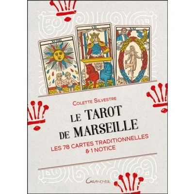 Image de Le Tarot de Marseille Les 78 cartes traditionnelles &amp; 1 notice Coffret