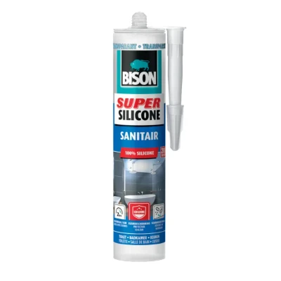 Afbeelding van Bison sanitair siliconenkit Super transparant 310 ml