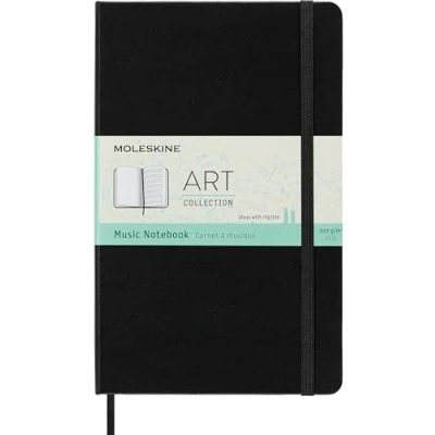 Image de Carnet à musique Grand Format Couverture rigide noire