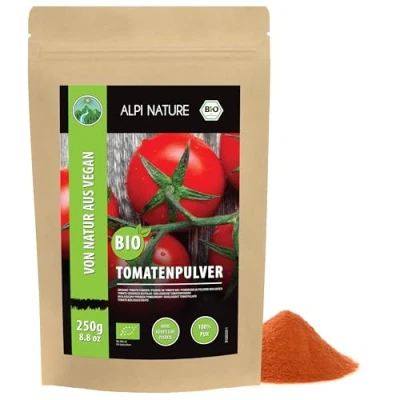 Image de Alpi Nature Tomates BIO Séchées en Poudre 250g, et Moulues, Assaisonnement à la Tomate