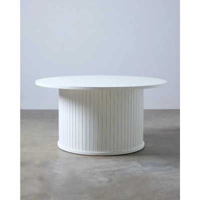 Afbeelding van Kelly salontafel Ø90 cm wit