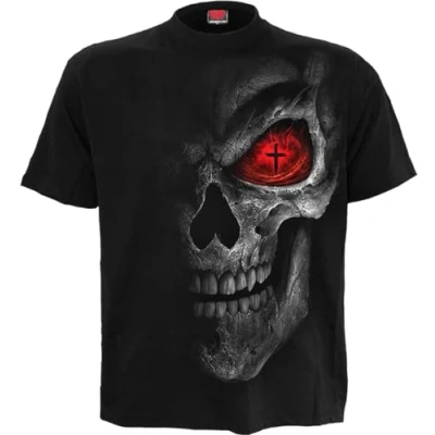 Afbeelding van Spiral Death Stare Heren Tshirt XXL Zwart