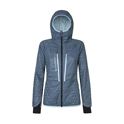 Afbeelding van KATMAI HOODIE HYBRID WOMAN JACKET L / China Blue + Caviar