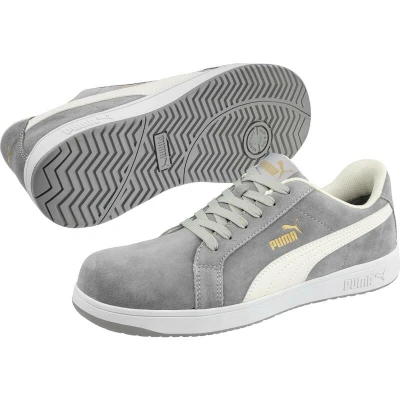 Afbeelding van Puma Icon Suede Grey Laag S1P 640030 Grijs 36