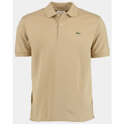 Afbeelding van Lacoste Classic Fit polo beige Maat: 6XL
