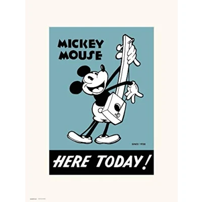 Afbeelding van DISNEY MICKEY 90 Art Collector Print 30x40 cm