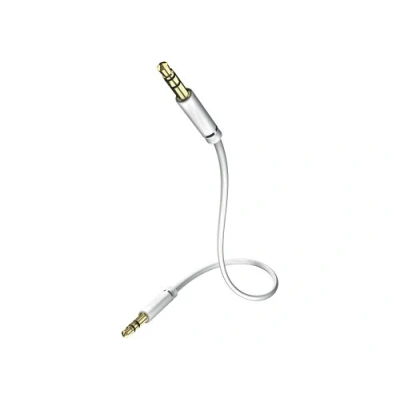 Afbeelding van Inakustik 003101015 Jackplug Audio Aansluitkabel [1x male 3,5 mm 1x mm] 1.50 m Wit Verguld