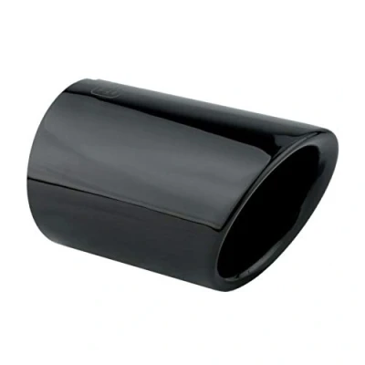 Afbeelding van uitlaat zwart verchroomd roestvrij staal gepolijst geschikt voor A4 B9 8W2 8W5 A5 F5 F53 F57 Plug&amp;Play 65 mm uitlaatpijp L&amp;P A285 1