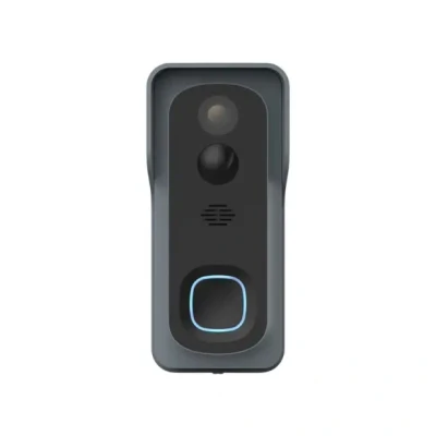 Afbeelding van QNECT slimme Wi Fi deurbel Full HD 1080P 140 graden kijkhoek bewegingsdetectie en 2 way audio met ingebouwde oplaadbare batterij werkt Google Home Amazon Alexa